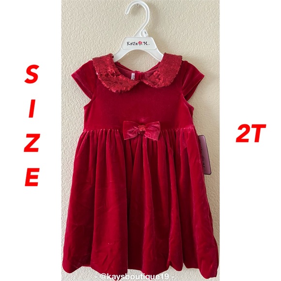 Katie M Other - NWT Katie M. Velvet Toddler Dresses Sizes 2T & 3T
